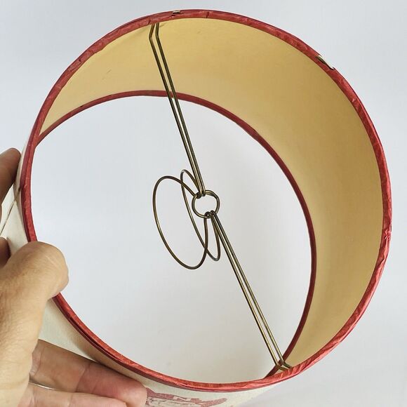 VTG Nebraska Cornhuskers Herbie Husker Lamp Shade Paper Sports Decor Football - Picture 8 of 14